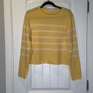 White + Warren Soft Yellow Cashmere Size XS